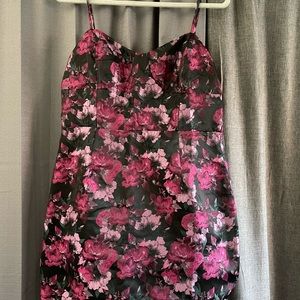 Lulus NWT floral mini dress.